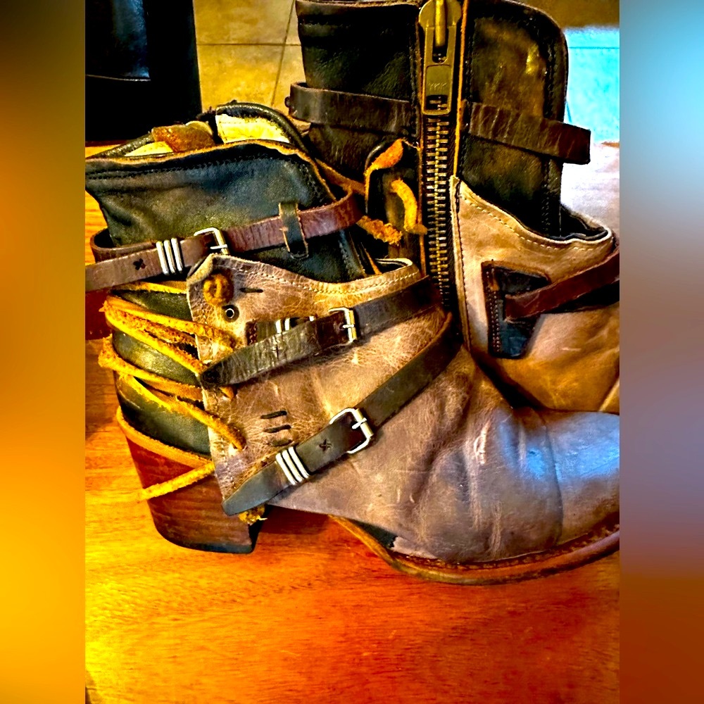 Freebird Crue boots in Cognac.